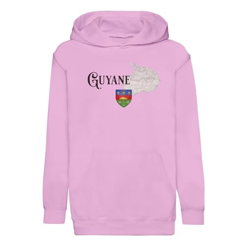 Sweat à capuche enfant Guyane 973 chaud et résistant aux lavages