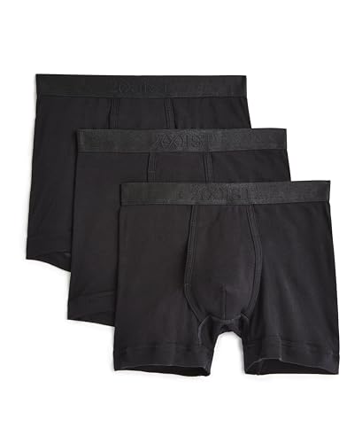 2(X)IST mens Pima Cotton 6.5'' Boxer Brief 3-pack