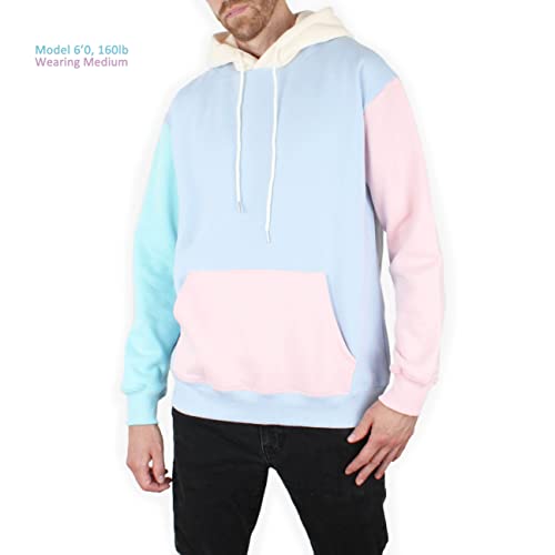 AGORA Color Block Hoodie Mens4