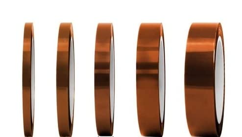SCHOFIC Polyamide Heat Resistant High Temperature Kapton Tape/Koptan Tape/Thermal Tape/Sublimation Tape - W = 3 MM 5MM 12MM 15MM 20MM, L = 33 Meters (B07MN3XPVZ) Amazon Price History, Amazon Price Tracker