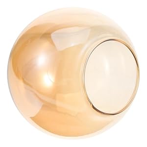 Asakkura Bernstein Glas Lampenschirm Kugel