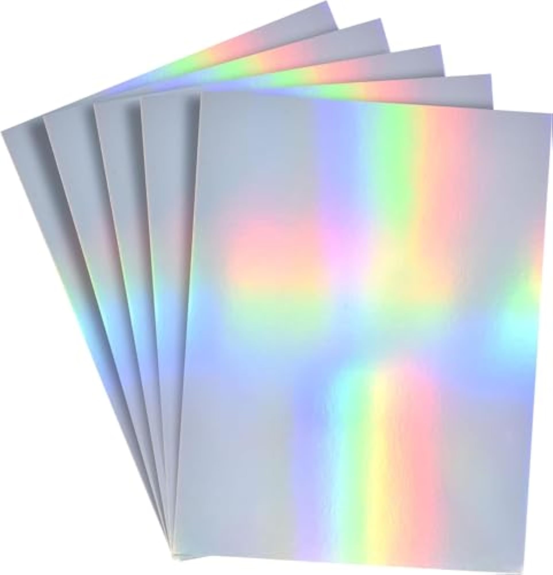 A4 Size Iridescent Metallic Cardstock Sheets for Art Projects