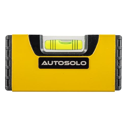 Image of Large Magnetic Torpedo Level - Oversized Horizontal Bubble Vial - Durable Aluminum Frame with Strong Magnet Base for Automotive Alignment