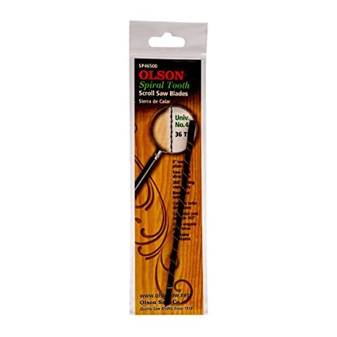 Olson SA4650 5" Spiral Scroll Saw Blades Cover