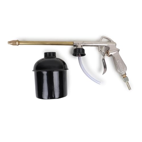 Image of Tunir Tiger Diesel High Pressure Oil Spray Gun Powder Coated Mild Steel Cup /Bucket, 700ml