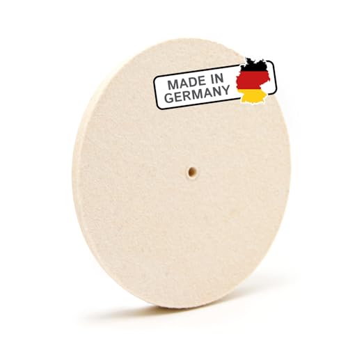 Disque de polissage en feutre 150 mm pour éliminer les rayures tenaces des métaux