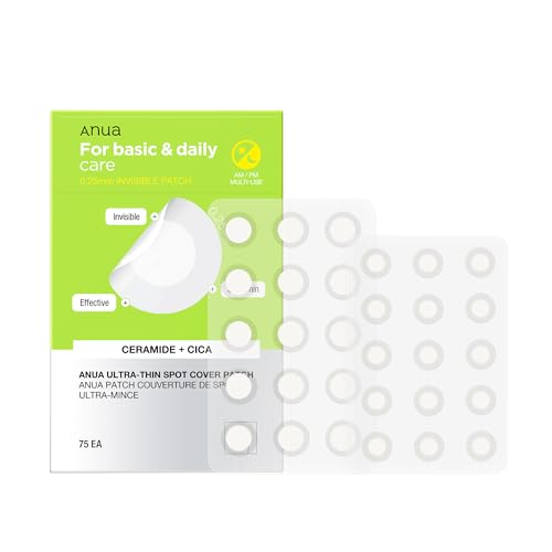 ANUA Ultra-Thin Spot Cover Patch, 2 Sizes invisible Hydrocolloid ...