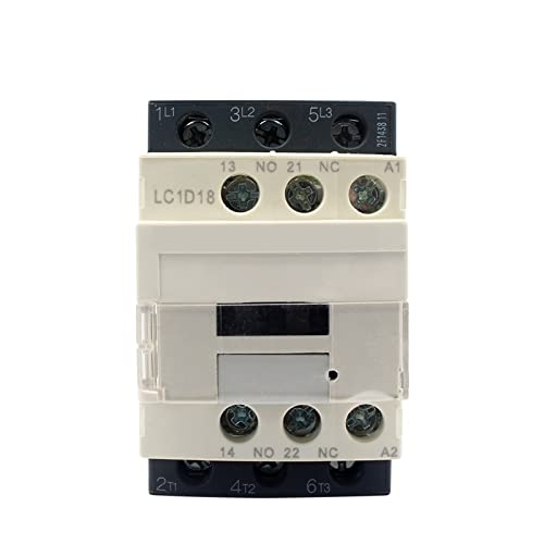 Contacteur LC1-D18 pour rail Din 220V AC 18A bobine 50/60Hz pour armoire