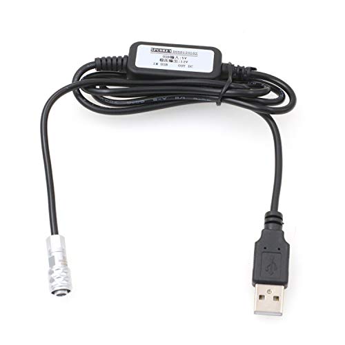 Cable HangTon BMPCC4K de alimentación USB a Blackmagic Pocket Camera 4K 1m