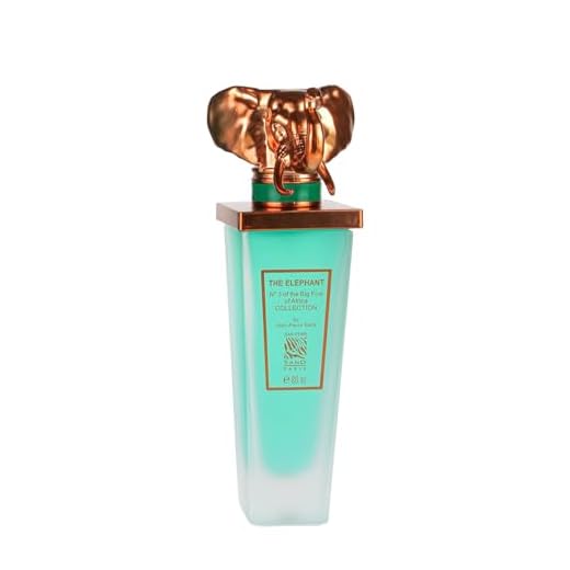 Jean-Pierre Sand - The Elephant N°3 of the Big 5 of Africa - 80ml Eau de Parfum für Männer im Sammlerflakon - ideal als Geschenk - Herren Duft im Tier Design