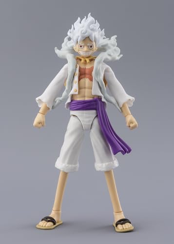 ANIME HEROES One Piece Luffy Gear 5 Action Figure, 17cm Articulated Luffy Figure With Extra Accessories - Image 2