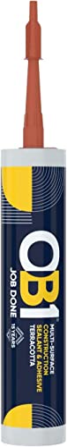 OB1 Multi-Surface Construction Sealant & Adhesive, Excellent Chemical Resistance, Water Resistant, Weather Resistant, (Colour: Terracotta)