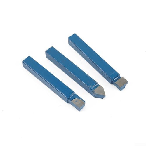 10 Piezas Cortador de Carburo para Torno Metal 1/4" miniatura 7