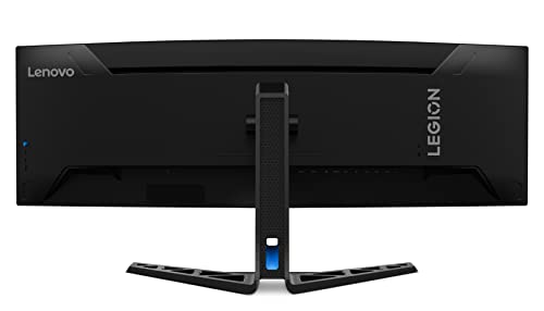 Lenovo Legion R45w-30 - Écran Gaming 44.5'' DQHD (VA Panel, 165Hz, 1ms MPRT, HDMI+DP+USB-C, FreeSync Premium Pro, HDR4000, Haut-parleurs) Réglage en Inclinaison/Rotation/Hauteur - Noir