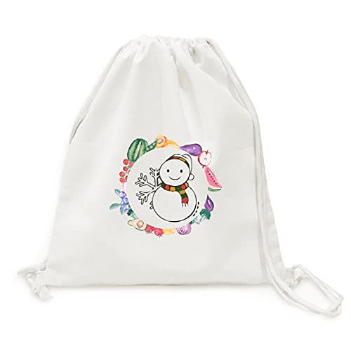 Sac en tissu pliable fruits et légumes cabas réutilisable imprimé