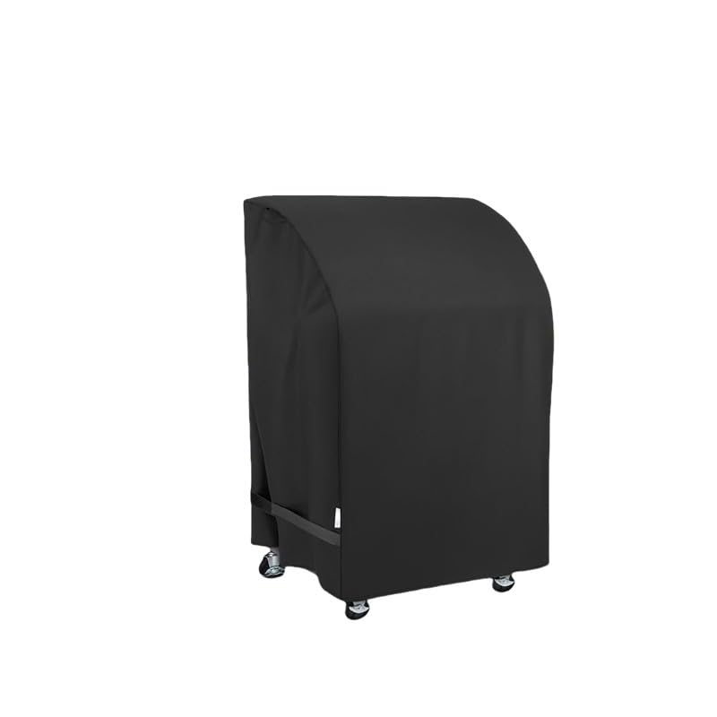 Pokrowiec na grilla na zewnątrz, wodoodporna tkanina Oxford, pasuje do grilla 69,8 x 69,5 x 96,5 cm lub 147,3 x 63,5 x 113 cm, czarna i odporna na warunki atmosferyczne ochrona sprzętu do grillowania