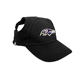 Littlearth NFL Baltimore Ravens Pet Baseball Hat, Team Color, X-Small