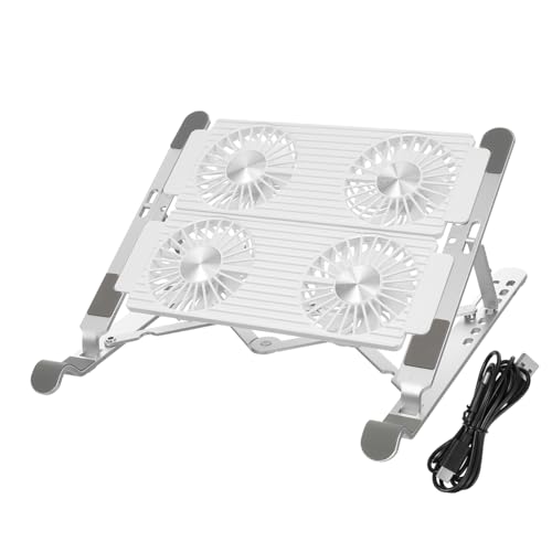 Soporte para Laptop con Ventiladores y Diseño Antideslizante miniatura 1