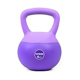Kayman 6kg Soft Kettlebell for Home Gym – PVC Coated Weight – Floor Safe Flat Base – Ergonomic Non-Slip Handle – Strength Training, CrossFit, HIIT, Core Workout – Durable Fitness Equipment