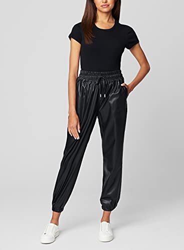 [BLANKNYC] Women\'s Vegan Leather Jogger, Night Crawling - Thumbnail 4