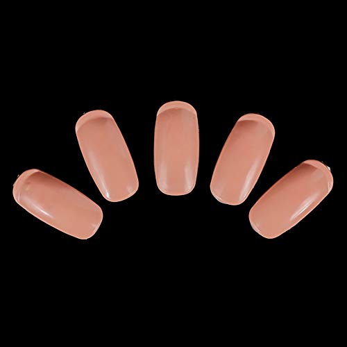 Andoer 100 peças de reposição de pontas de unhas para prática de treinamento de unhas Visor de unhas
