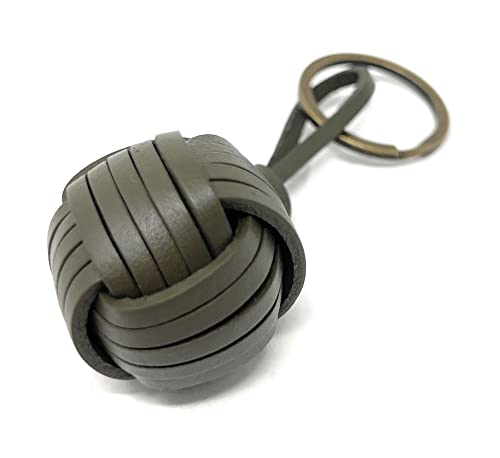 Space Home - Porte-clés en Cuir - Forme Sphérique - Pendentif de Clés avec Anneau en Métal Cover
