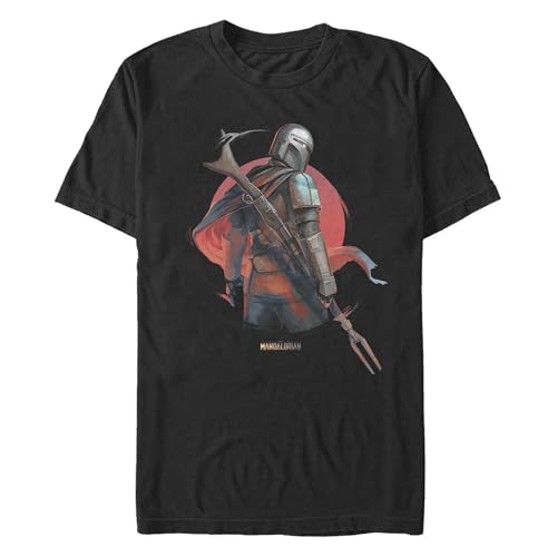 T-Shirt Star Wars Mandalorien pour Homme Motif Sunrise en Coton GOTS