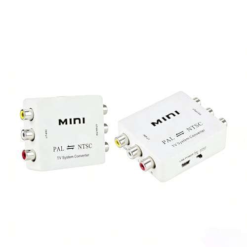 Conversor NTSC a PAL de alta fidelidad con puertos chapados en oro para proyector de video