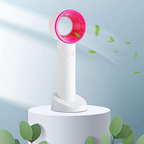 ARVALOLET Quiet Tower Fan 2 en 1 - Ventilador portátil y de escritorio, sin hojas, ventilador de suelo giratorio, ventilador portátil para ordenador de sobremesa, ventilador de viaje