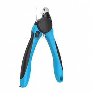 Pet Nail Clippers with Led Light – Heavy Duty Dog Nail Clipper for Small & Large Dogs, Safe Cat Claw Trimmer with Quick Sensor & File for Pets, Painless Thick Nail Trimmers for Professional Grooming