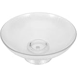 Coupe décorative sur pied : sa texture verticale apporte une touche de sophistication à toutes les occasions, y insuffle une élégance et un raffinement incomparables. coupes de service à dessert