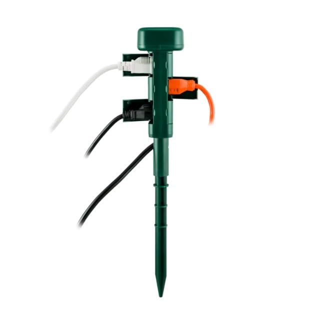 Minuteur d'extérieur JASCO MTS 78428-DI1 avec 6 prises de terre vert