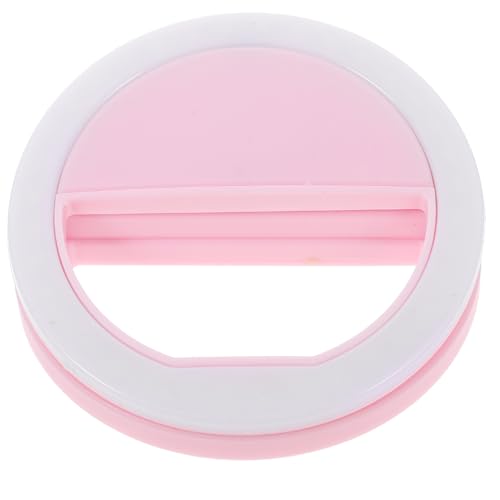 BAZEITFLOW Anillo Luz Selfie con Clip para Móvil y Tablet Luz LED Redonda Portátil Iluminación y Práctica para Fotos y Videollamadas Diseño Duradero y Fácil de Usar