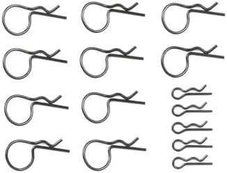 Tamiya Body Clips Size/Clear, Black image 4