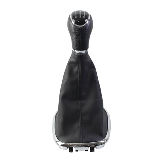 5 Speed Gear Shift Knob with Gaiter Boot Cover for Trax 2013-2020, Black, Shifter Lever Replacement