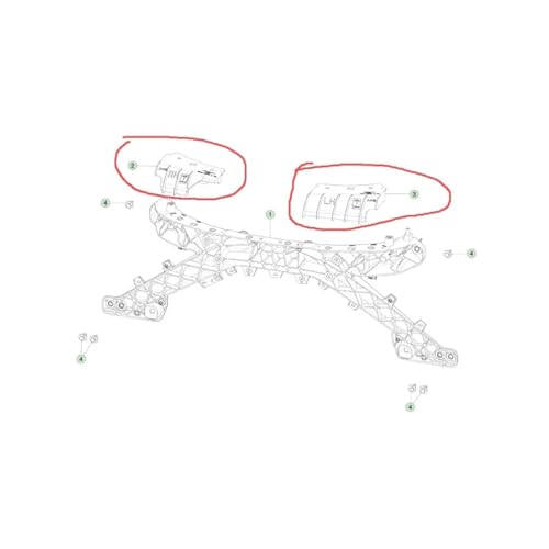 Soporte parachoques delantero coche para renovación de marco Tesla 3 3