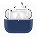 Produktbild Aimtel Silikon Hülle Kompatibel mit AirPods Pro Hülle, Zweiteilig und Front LED Sichtbar Hülle für AirPods Pro Ladecase,Unterstützt Kabelloses Aufladen, Volle Schutzhülle für AirPods Pro(Dunkelblau)