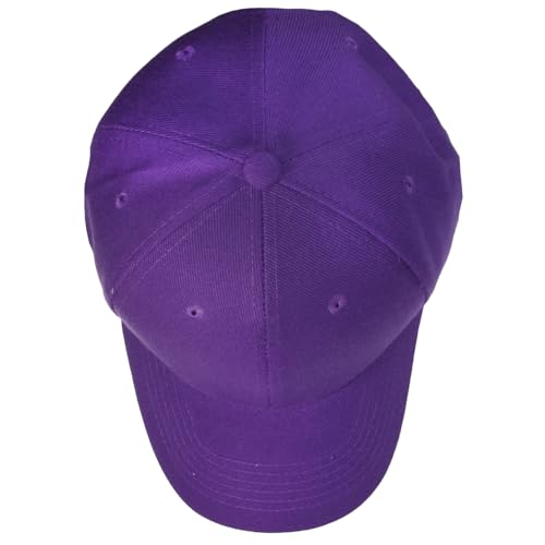 Image of Falari Wholesale Bulk Lot 12-Pack Baseball Cap Adjustable Size Plain Blank Solid Color