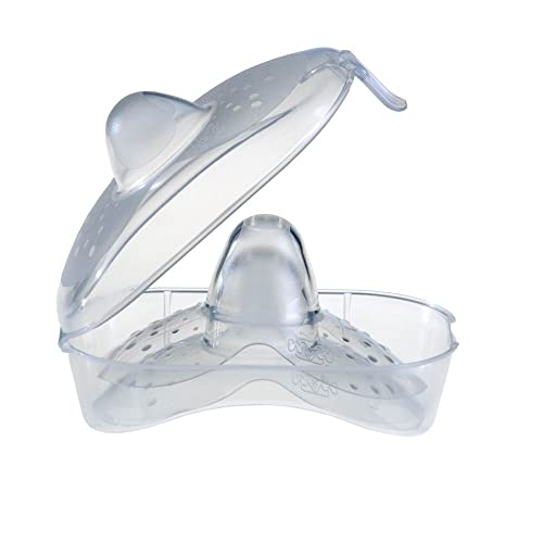 Protetor De Silicone Amamentação Mamilo Bico Seio Peito Amamentação 2pcs Com Estojo Mam (1 - Regular