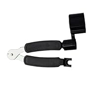 MULTIFUNCTIONAL TOOL: Our guitar string winder combines winding, cutting, and pin-pulling functions into one practical tool suitable for all stringed instruments. DURABLE MATERIALS: Made with high-quality ABS plastic and metal, ensuring that this gui...
