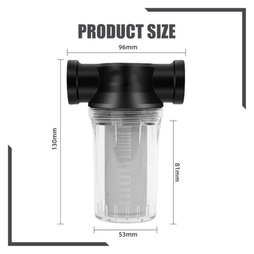 Filtro de agua ligero para bomba de 0.5 pulgadas miniatura 6