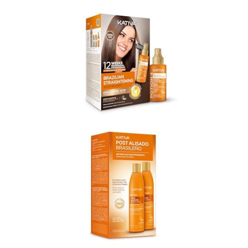 Kit Lissage Brésilien Kativa pour des cheveux lisses au quotidien sans frisottis