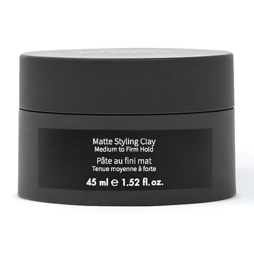 Image of MONAT Matte Styling Clay for Men - Water and Clay-Based Hair Paste to Create Thicker-Looking Hair, Easy-to-Shape Net Wt. 45 ml / 1.52 fl. oz.