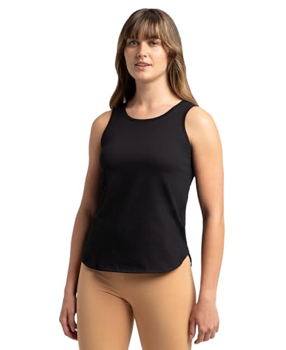 Jockey Cotton Tank Tops for Women Aw77_Black_L, Relaxed Fit