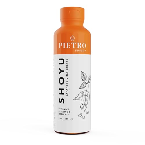 Pietro Original Shoyu Japanese Vinaigrette Dressing, 9.3 oz | Soy Sauce–Based Dressing & Marinade for Salads, Vegetables & Seafood | Gluten-Free, Vegetarian