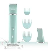 Electric Razor for Women Bikini Trimmer Rechargeable Electric Shaver for Legs Arms Pubic Body Hai...