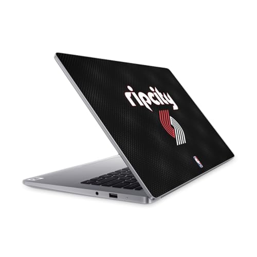 Autocollant Mi Notebook 14 évite rayures logo NBA Portland noir