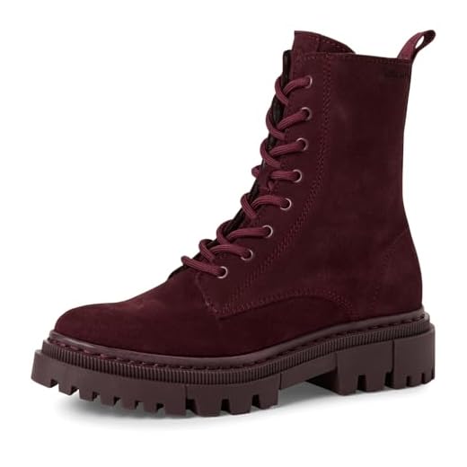 Tamaris Damen Stiefel Leder rot 41