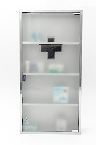 Preisvergleich Produktbild 80x40cm Jumbo Design Medizinschrank Arzneischrank Edelstahl XXXXL