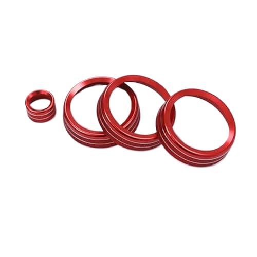 Garniture de Cercle Audio Premium en Alliage pour Boutons de Climatisation Discovery 5 LR5